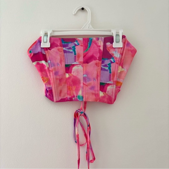 pink strapless corset - Picture 1 of 4